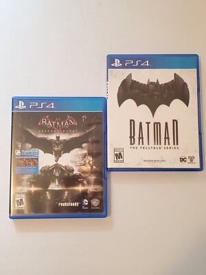 Lot Of 2 Playstation 4 PS4 Batman Arkham Knight  The Telltale Series Video Games