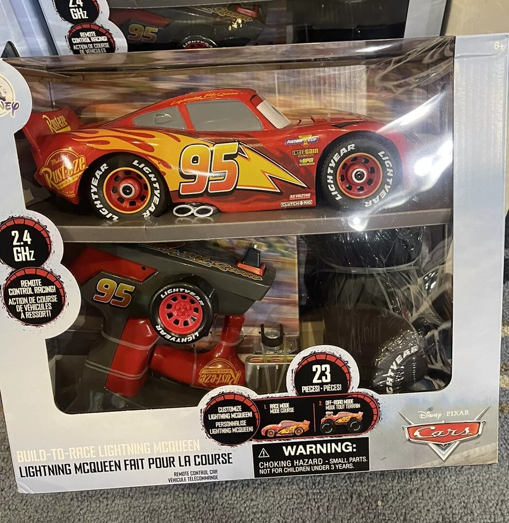 Disney Pixar Cars Build to Race Lightning McQueen Remote Control