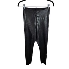Commando Perfect Control Faux Leather Legging Womens Medium Black Slimming Shape