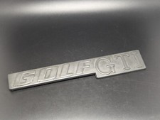 VOLKSWAGEN VW GOLF GTI LOGO NERO SIGLA EMBLEMA FREGIO STEMMA SCRITTA BADGE TARGA