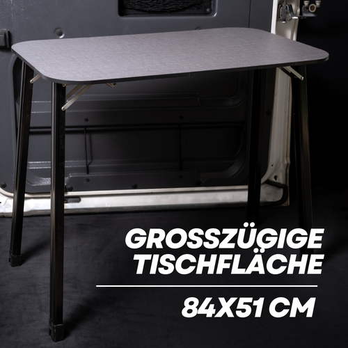 HideMyTable - Revestimiento de puerta corredera VW T5 y T6 con mesa de camping integrada NUEVO - Imagen 12 de 16
