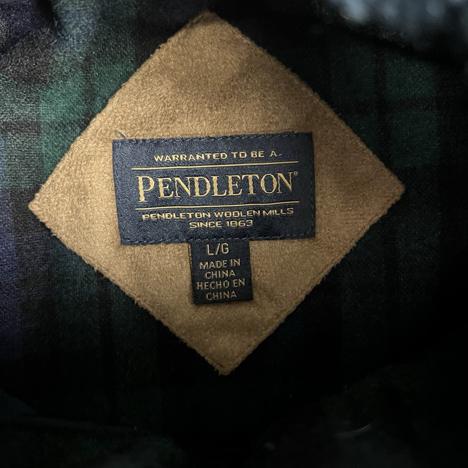 Pendleton Jacket Womens Large Blue Teddy Fleece F… - image 6