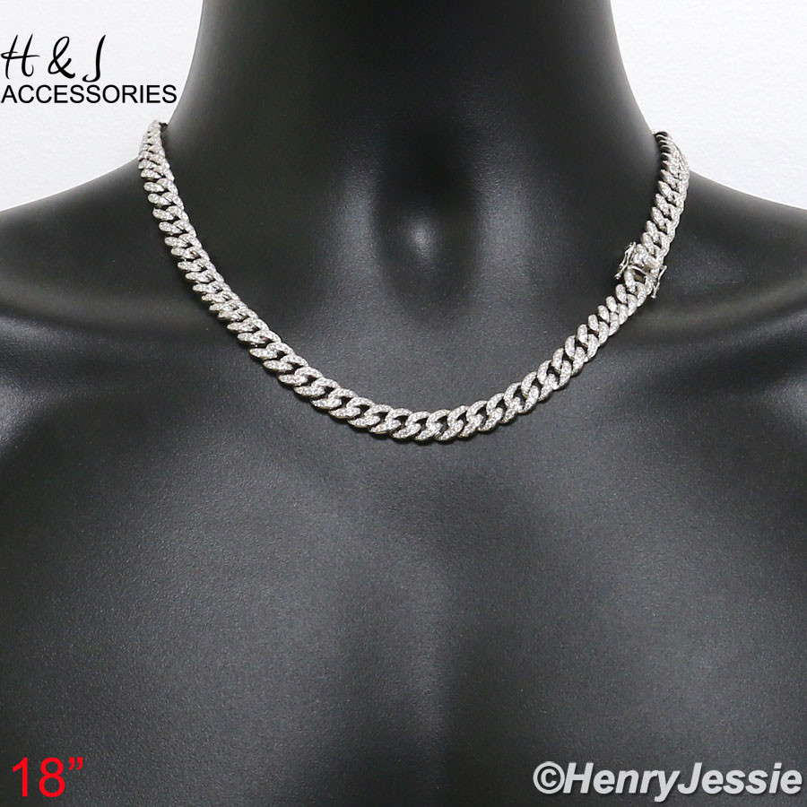 Collana Da Uomo In Argento Sterling 925 Catena A Maglia