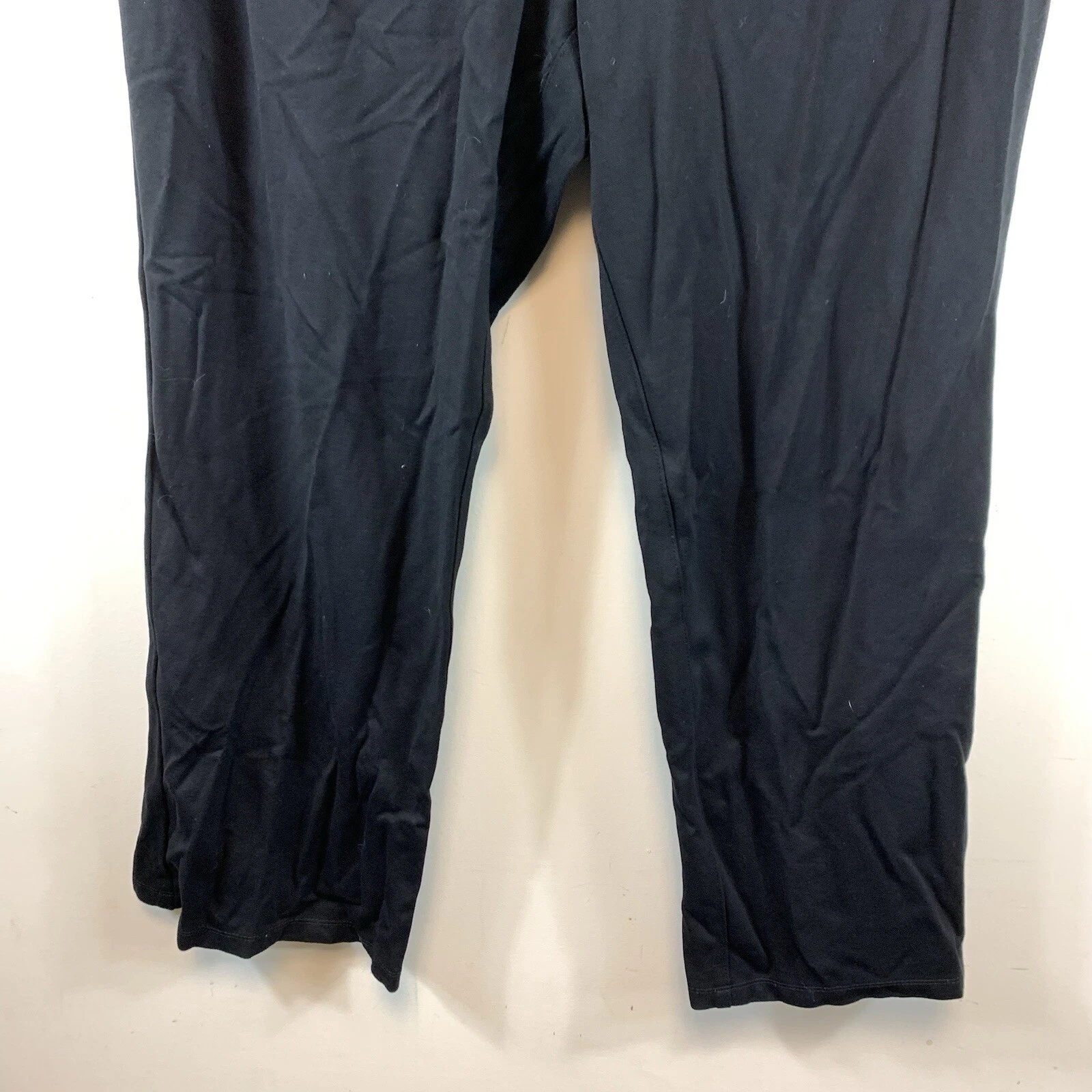 Pantalone donna ALYX nero elasticizzato pull on taglia 3X vita alta
