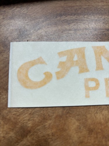 Orig Camel Pro Series Vtg 1980s Hot Rod Racing Decal Sticker 6” Logo Window - Picture 3 of 4