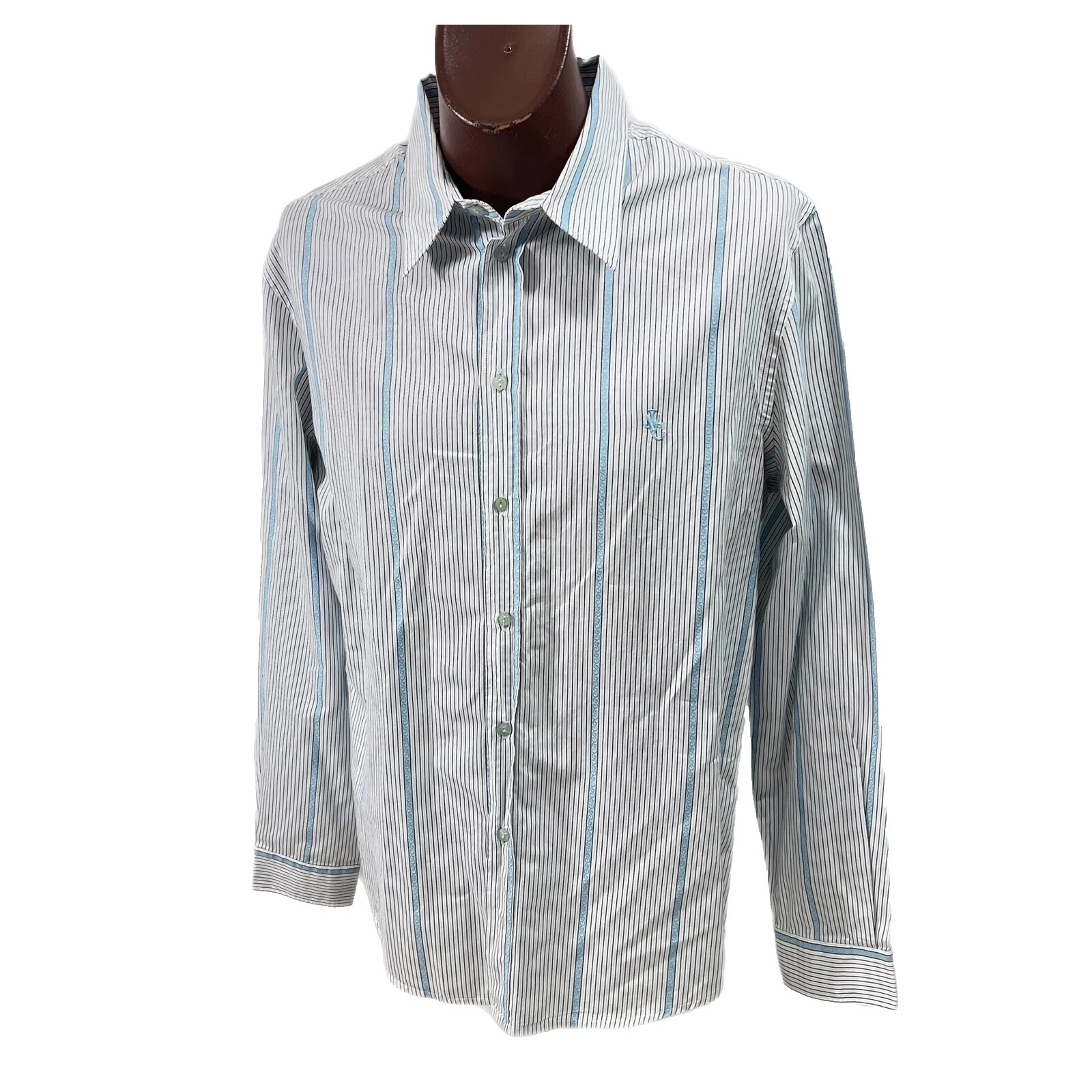 Versace Jeans Cotton Long Sleeve Casual Button-Down Shirts for Men
