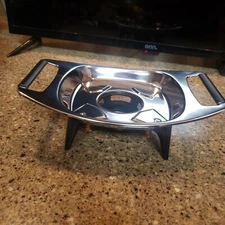 Vintage MCM Corning Ware Candle Warmer Burner Stainless Casserole Dish Holder