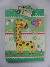 Gift Bags 3D Effect Various Giraffe Lion Cow Jungle Farm Cute Giftbags & Tags 