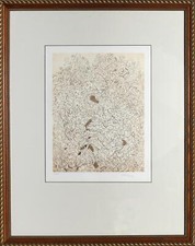 Mark Tobey , Psaltérion, 2nd Forme, Gravure À L'Eau-forte Sur Japon, Signée Et