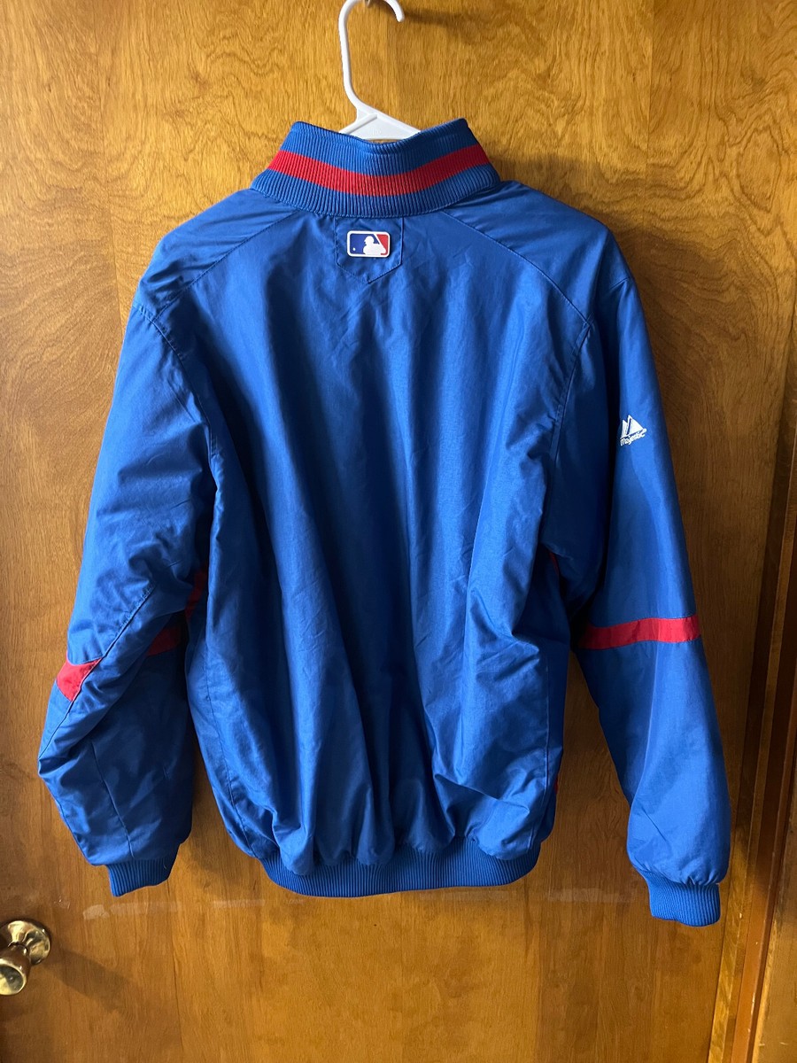 CHICAGO CUBS Zip Up Jacket VINTAGE Majestic Authentic MLB XL