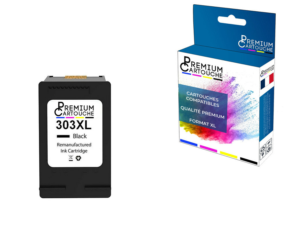 Cartouche HP 303 XL noir compatible pour remplacer l encre vide facilement