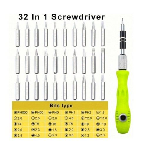 32 in 1 Mini Precision Screwdriver Set Magnetic Torx Repair Tool For Phone Watch - Picture 3 of 11