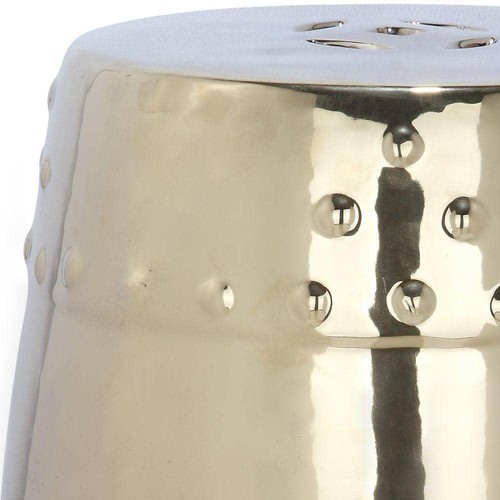 SAFAVIEH Outdoor Side Table 18" Plastic Weather Resistant Residential Gold - Picture 3 of 3