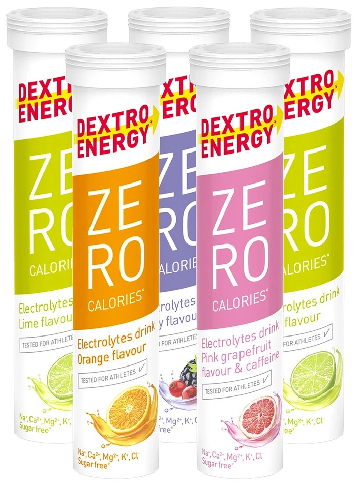 Dextro Energy Zero Calories Brausetabletten 5x80g *4 Sorten / auch mischbar*