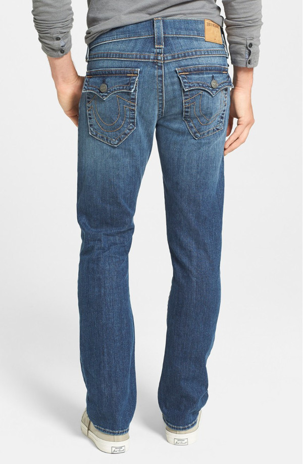 NWT TRUE RELIGION Mens Ricky Relaxed Straight Leg Jeans Size NWT TRUE RELIGION Mens Ricky Relaxed Straight Leg Jeans Size