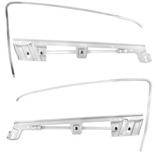19671968 Mustang Fastback Door Window Frame Kit 2 Pcs Pair Right Left Side 19671968 Mustang Fastback Door Window Frame Kit 2 Pcs Pair Right Left Side