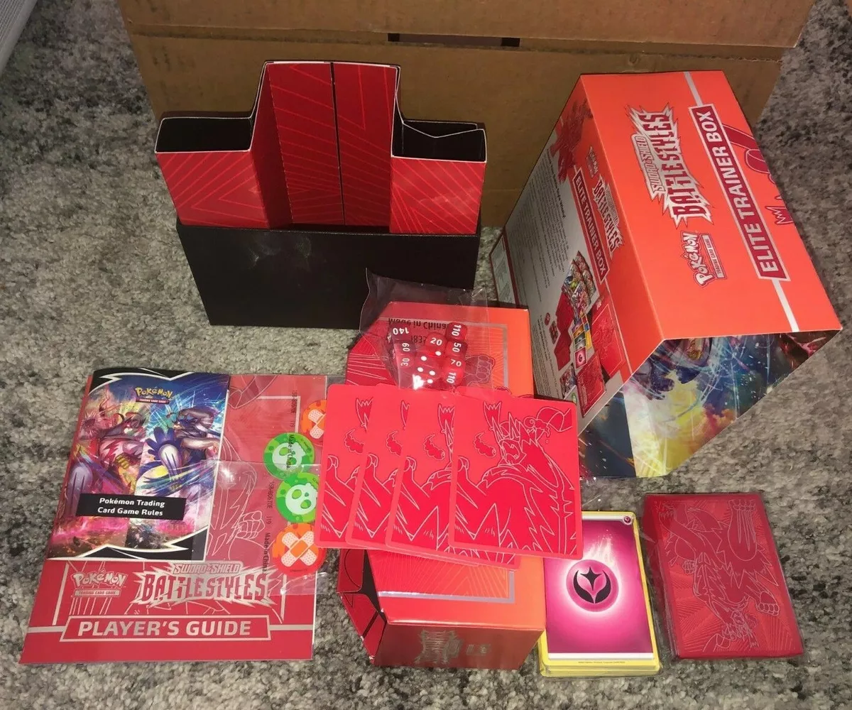 Pokemon TCG: Sword & Shield - Battle Styles Elite Trainer Box - Red