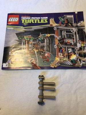 LEGO Turtle Lair Attack Set 79103 Instruction Book 2 plus Stairs | eBay