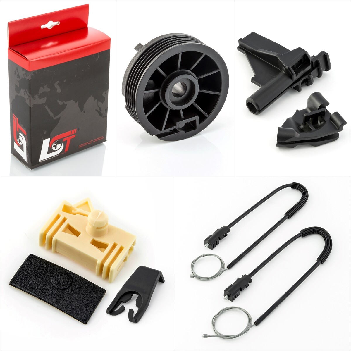 Window Lifter Repair Kit Front Left For Renault Megane 1 I Coach Coupe