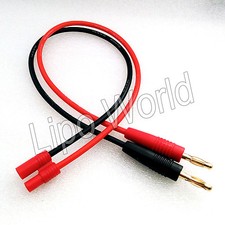 4mm Bananenstecker zu 3,5mm HXT Stecker Ladekabel imax Adapter LiPo Akku Walkera