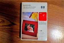 HP Premium Plus High Gloss 4 x 6 Inkjet Photo Paper 60 Sheets-sealed