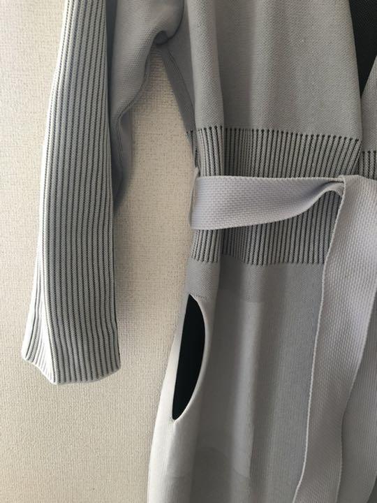 PLEATS PLEASE ISSEY MIYAKE Knit long gown Coat blue 3 Used