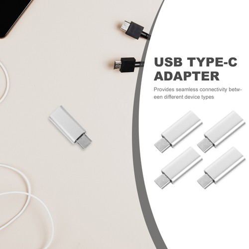 4pcs USB C To Micro USB Adapter Micro USB Male To Female Converter - 第 10/12 張圖片