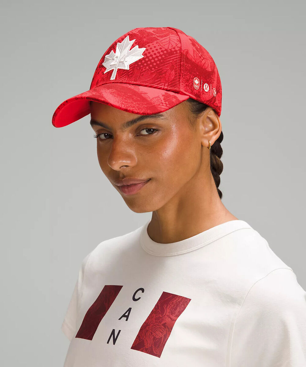 LULULEMON TEAM CANADA 2024 FUTURE LEGACY BALL CAP~SPICY