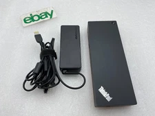 Lenovo ThinkPad Thunderbolt 3 Dock Type 40AC DBB9003L1 w/ 90W Adapter Free S/H