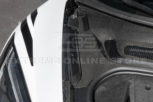 For 20-Up Corvette C8 Replacement Dry CARBON FIBER Front Trunk Upper Trim Cover - Bild 7 von 24