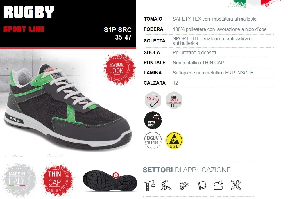 Scarpe s1p hotsell src