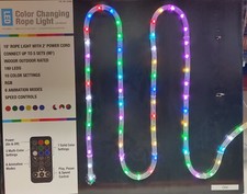 ⭐NEW⭐ LED Color Changing Rope Light With Remote 18ft Length Connect Up To 5 Sets 6