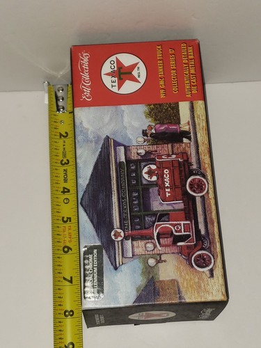 ERTL Texaco 1919 Special Chrome Edition GMC Tanker Truck Bank Diecast Unopened - Picture 20 of 21