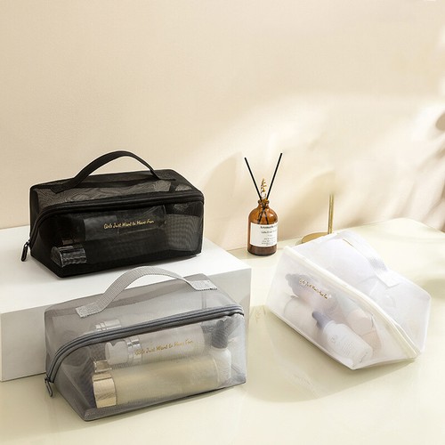 Make-up-Tasche Damen transparente Waschlacke große Kapazität tragbare Reiseaufbewahrungstasche - Bild 15 von 24