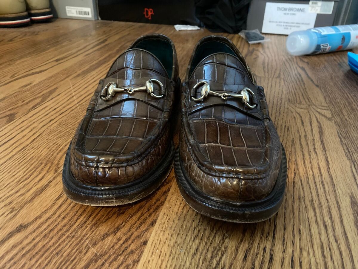 4900$ Gucci 1921 Collection Crocodile Horsebit Loafer 90th 4900$ Gucci 1921 Collection Crocodile Horsebit Loafer 90th