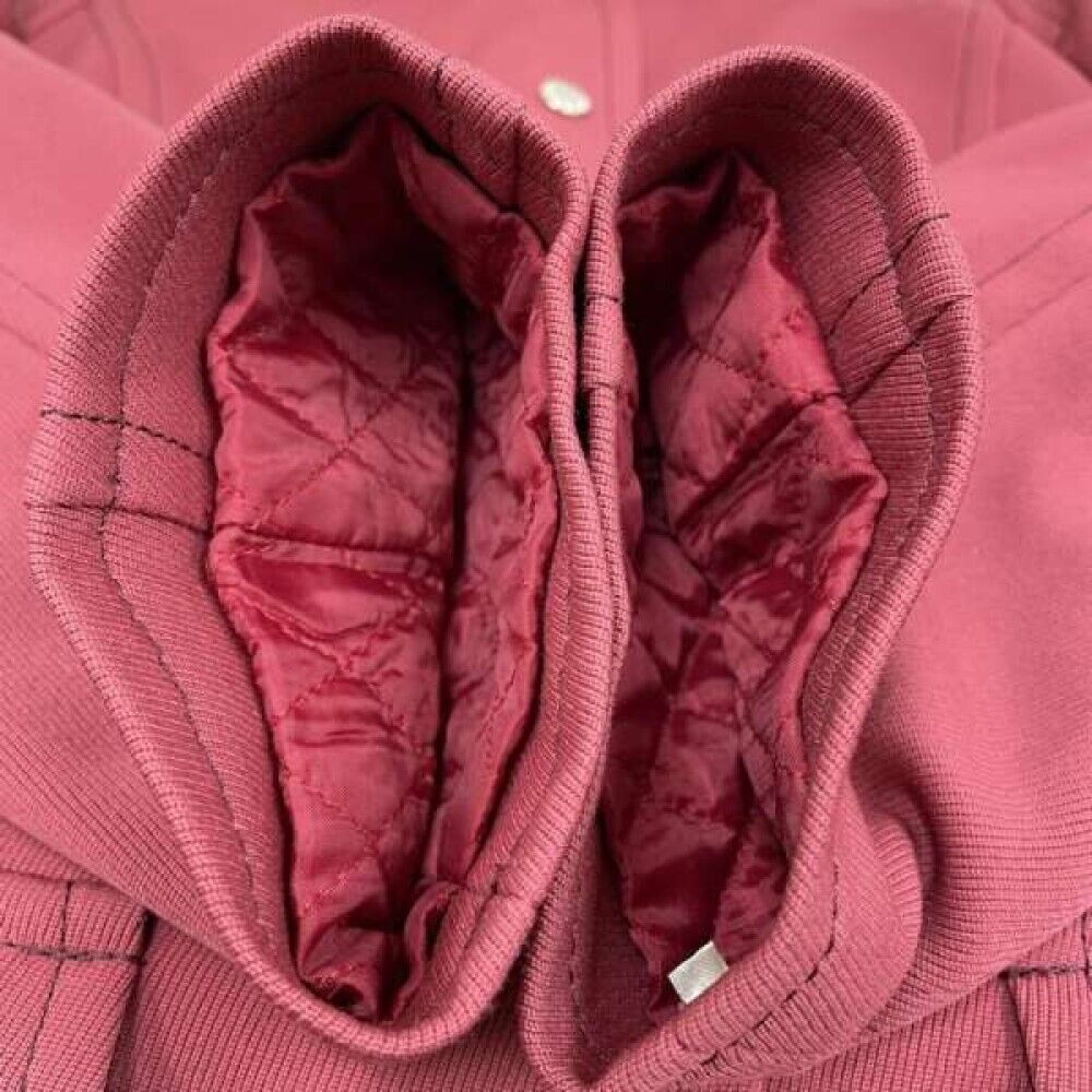 Burberry Blue Label Jacket Pink Solid Nova Check Corduroy Burberry Blue Label Jacket Pink Solid Nova Check Corduroy