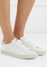 Veja Esplar Stitched Logo Leather Low Top Sz 8/39 New Made In Brazil