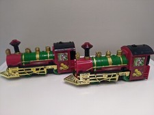 Disney Mickey Mouse Holiday Express Motorized Train Engine Electronic Read Desc.