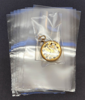 500x Flat Bags PE Bags Plastic Transparent Strong 70my 100 x 165mm Universal