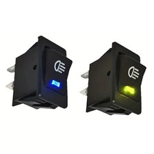 2PCS ASW17D Rocker Switch 4 Pin LED 12 Volt 35 Amp for Vehicle Work Lamps