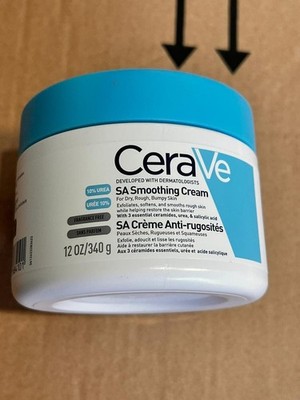 CeraVe SA Smoothing Cream 12oz 340g Rough Bumpy Dry Skin 10% Urea New Sealed
