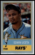 2025 Topps Heritage #390 Edwin Uceta Chrome Refractor