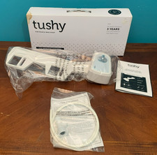 Tushy Cool Water Bidet Attachment - New in Box, White Silver