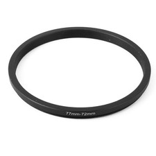 Camera Lens Filter Ring 77-72mm Adapter Black