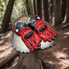 Alpinestar Long Gloves Red/White M   