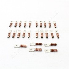 25 Hubbell Bonding Grounding Compression Lugs 2AWG 1/4" Hole Brown 10 HGBL02S