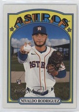 2021 Topps Heritage High Number Nivaldo Rodriguez #675 0tc5