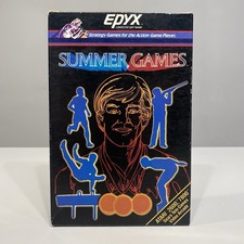 EPYX SUMMER GAMES (Atari 2600, 1984) CIB, Tested