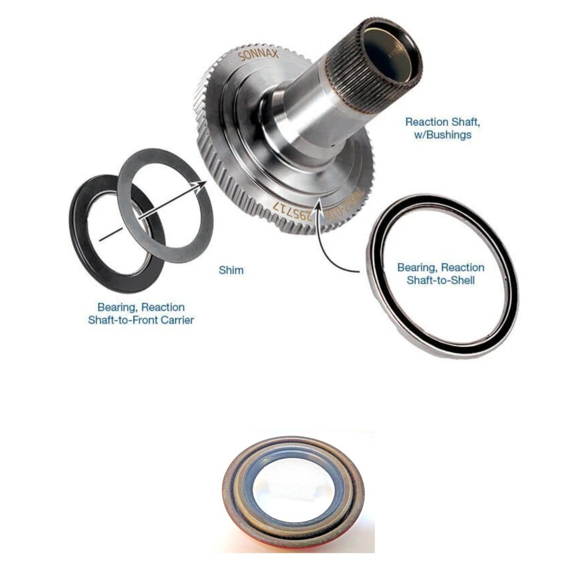 74602-01k 4l60e Heavy Duty Reaction Shaft Kit by Sonnax for sale