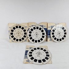 Vtg View Master Reels Lot Of 4 Zoo Wild Animals 911-914